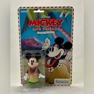 Mickey & Friends‎ ReAction Figures Hawaiian Minnie Mouse 3.75 NIB